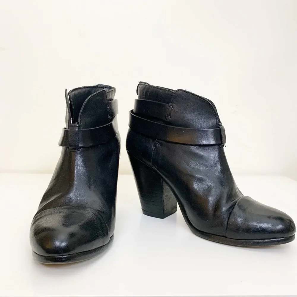 Rag & Bone Harrow Bootie - Black, Size EU 38/ US 8 - Picture 6 of 12